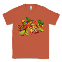 Copper mexican elote corn sombrero lime and  cactus Classic Tee - AdoDesignShop