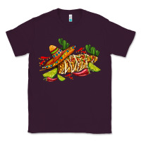 Plum mexican elote corn sombrero lime and  cactus Classic Tee - AdoDesignShop