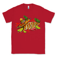 Red mexican elote corn sombrero lime and  cactus Classic Tee - AdoDesignShop