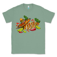 Sage mexican elote corn sombrero lime and  cactus Classic Tee - AdoDesignShop