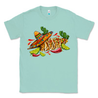 Seafoam mexican elote corn sombrero lime and  cactus Classic Tee - AdoDesignShop