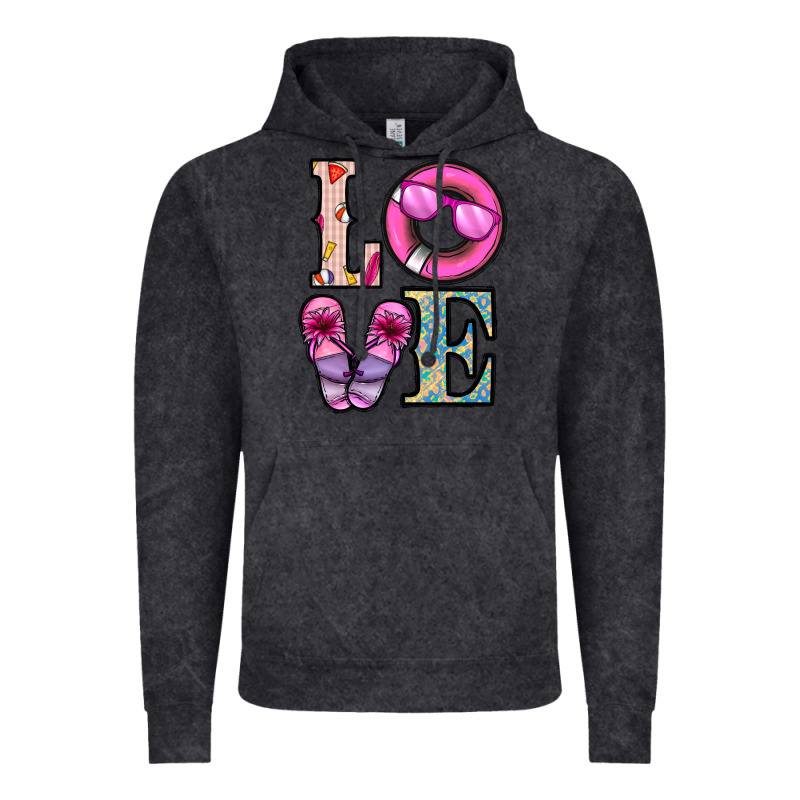 Love Summer Vintage Hoodie by CowhideDigitalArt | Teevron