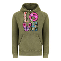 Vintage Olive love summer Vintage Hoodie - CowhideDigitalArt
