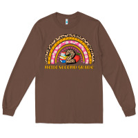 Chestnut back to school rainbow hello second grade Long Sleeve Tee - AdoDesignShop