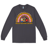 Smoke back to school rainbow hello second grade Long Sleeve Tee - AdoDesignShop