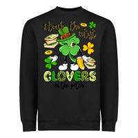 Black i teach the cutest clovers in the patch Heavyweight Sweatshirt - Artiststas