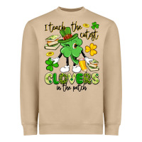 Mushroom i teach the cutest clovers in the patch Heavyweight Sweatshirt - Artiststas