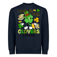 Navy i teach the cutest clovers in the patch Heavyweight Sweatshirt - Artiststas