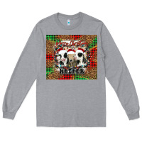 Heather Grey merry Christmas heifer Long Sleeve Tee - Jasminsmagicworld