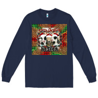 Navy merry Christmas heifer Long Sleeve Tee - Jasminsmagicworld