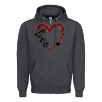 Smoke valentines day heart Zipper Hoodie - MaliasSmallBusiness