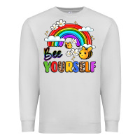Dove Grey bee yourself Premium Sweatshirt - LillyAllenDesigns