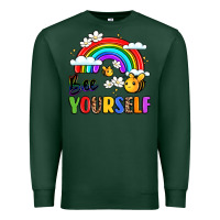 Sports Green bee yourself Premium Sweatshirt - LillyAllenDesigns