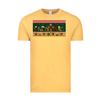 Vintage Mustard christmas with cross license plate Vintage Tee - BundleAndBundleShop