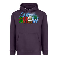 Plum let it snow Heavyweight Hoodie - BundleAndBundleShop