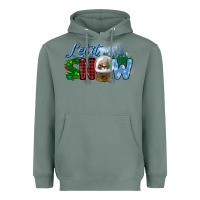 Sage let it snow Heavyweight Hoodie - BundleAndBundleShop