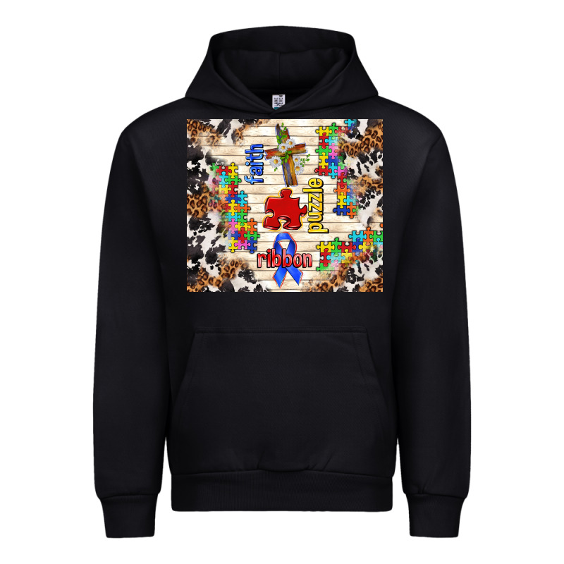Faith Puzzle Ribbon Tumbler Urban Hoodie by TumblerDesignByShophia | Teevron