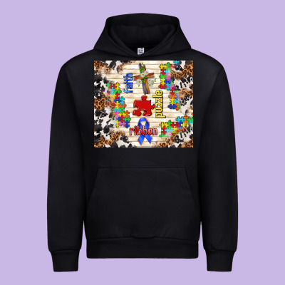 Faith Puzzle Ribbon Tumbler Urban Hoodie Designed By Tumblerdesignbyshophia