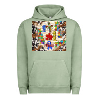 Pigment Oil Green Faith puzzle ribbon tumbler Urban Hoodie - TumblerDesignByShophia