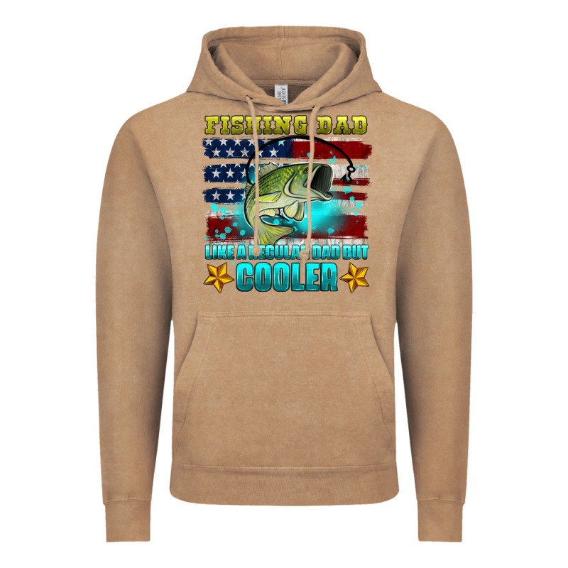 Fishing Dad Like A Regular Dad But Cooler Vintage Hoodie by HRA Design Shop | Teevron