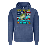 Vintage Denim fishing dad like a regular dad but cooler Vintage Hoodie - HRA Design Shop