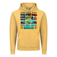 Vintage Mustard fishing dad like a regular dad but cooler Vintage Hoodie - HRA Design Shop
