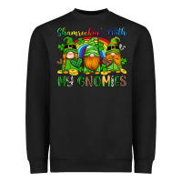 Black shamrockin with my gnomies Heavyweight Sweatshirt - Artiststas