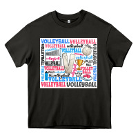Asphalt volleyball Heavy Core Tee - Zillion Design Studio
