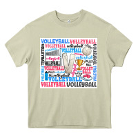 Mossy volleyball Heavy Core Tee - Zillion Design Studio