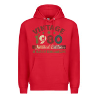 Red Vintage 1980 Limited Edition 41 Years Of Being Awesome Premium Hoodie - Bettercallsaul