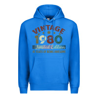 True Royal Vintage 1980 Limited Edition 41 Years Of Being Awesome Premium Hoodie - Bettercallsaul