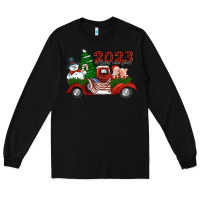 Black happy new year truck 2023 Long Sleeve Tee - Jasminsmagicworld