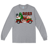Heather Grey happy new year truck 2023 Long Sleeve Tee - Jasminsmagicworld