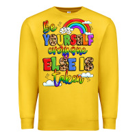 Lemon be yourself everyone else in taken Premium Sweatshirt - LillyAllenDesigns