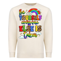 Sandshell be yourself everyone else in taken Premium Sweatshirt - LillyAllenDesigns