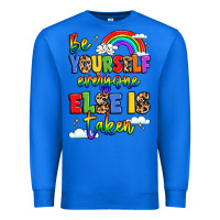 True Royal be yourself everyone else in taken Premium Sweatshirt - LillyAllenDesigns