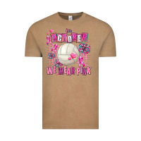 Vintage Coffee in october we wear pink volleyball Vintage Tee - AdoDesignShop