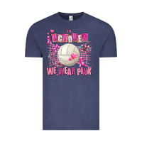 Vintage Denim in october we wear pink volleyball Vintage Tee - AdoDesignShop