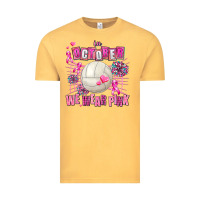In October We Wear Pink Volleyball Vintage Tee | Teevron