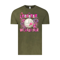 Vintage Olive in october we wear pink volleyball Vintage Tee - AdoDesignShop