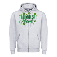 Lucky Girl Zipper Hoodie | Teevron