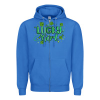 True Royal lucky girl Zipper Hoodie - MaliasSmallBusiness