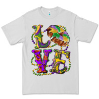 Dove Grey Mardi Gras Love With King Cake Premium Tee - RanaPortraitStore