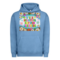 Pigment Pebble Blue It's a beautiful day for learning tumblr Urban Hoodie - TumblerDesignByShophia