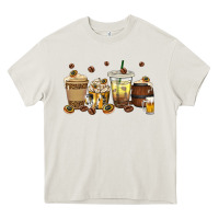Cream beer coffee cups Heavy Core Tee - texasbilliewilder