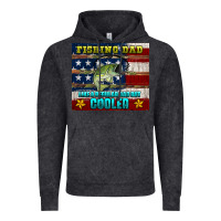 Vintage Black fishing dad like a regular but cooler Vintage Hoodie - HRA Design Shop