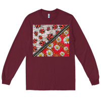 Burgundy ladybug Long Sleeve Tee - BarkalooDesign