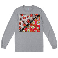 Heather Grey ladybug Long Sleeve Tee - BarkalooDesign