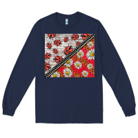 Navy ladybug Long Sleeve Tee - BarkalooDesign