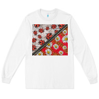 White ladybug Long Sleeve Tee - BarkalooDesign